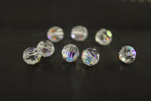 Бусины Чехия "PRECIOSA" бусины 451-19-602 6 мм 12 шт перламутр/crystal AB