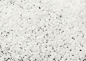 Бисер Япония MIYUKI Delica цилиндрический 11/0 5 г DB0200 мел белый непрозрачный