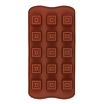 Форма силиконовая "S-CHIEF" для конфет SPC-0116 21 x 10 x 1.8 см "кубики"-15 ячеек
